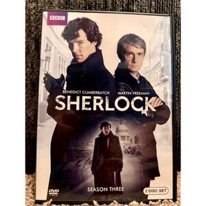 BBC Sherlock DVD Season Three Excellent 2-Disc Set Cumberbatch Freeman